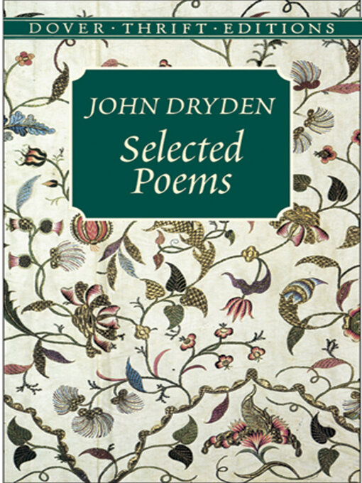 Cover image for Selected Poems